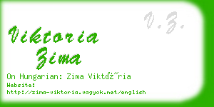 viktoria zima business card